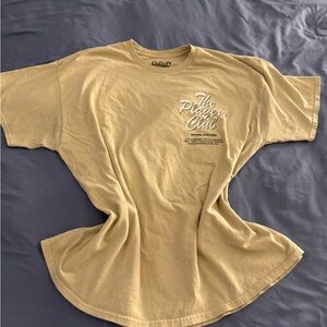 The Players Club Tan Short Sleeve Tee